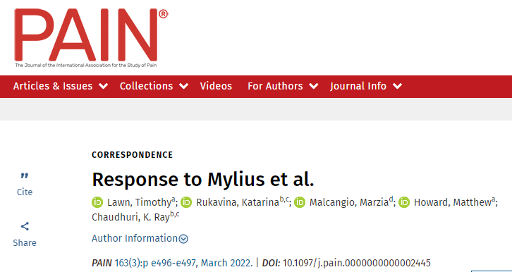 Response to Mylius et al.